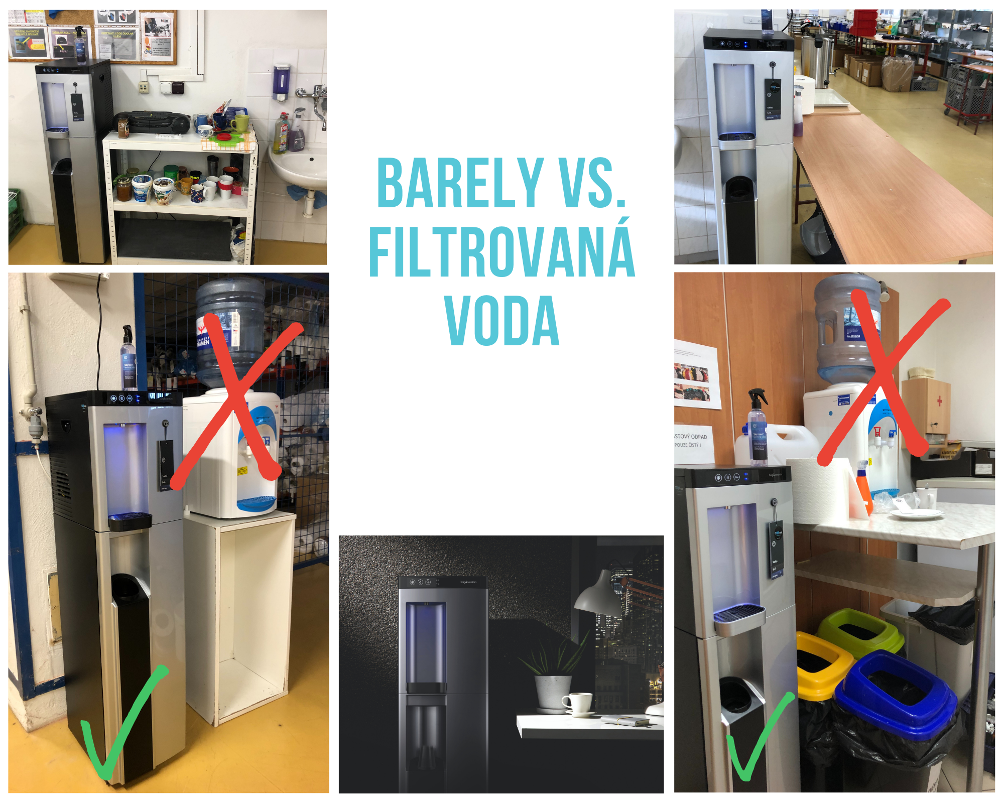 barely vs filtrování voda